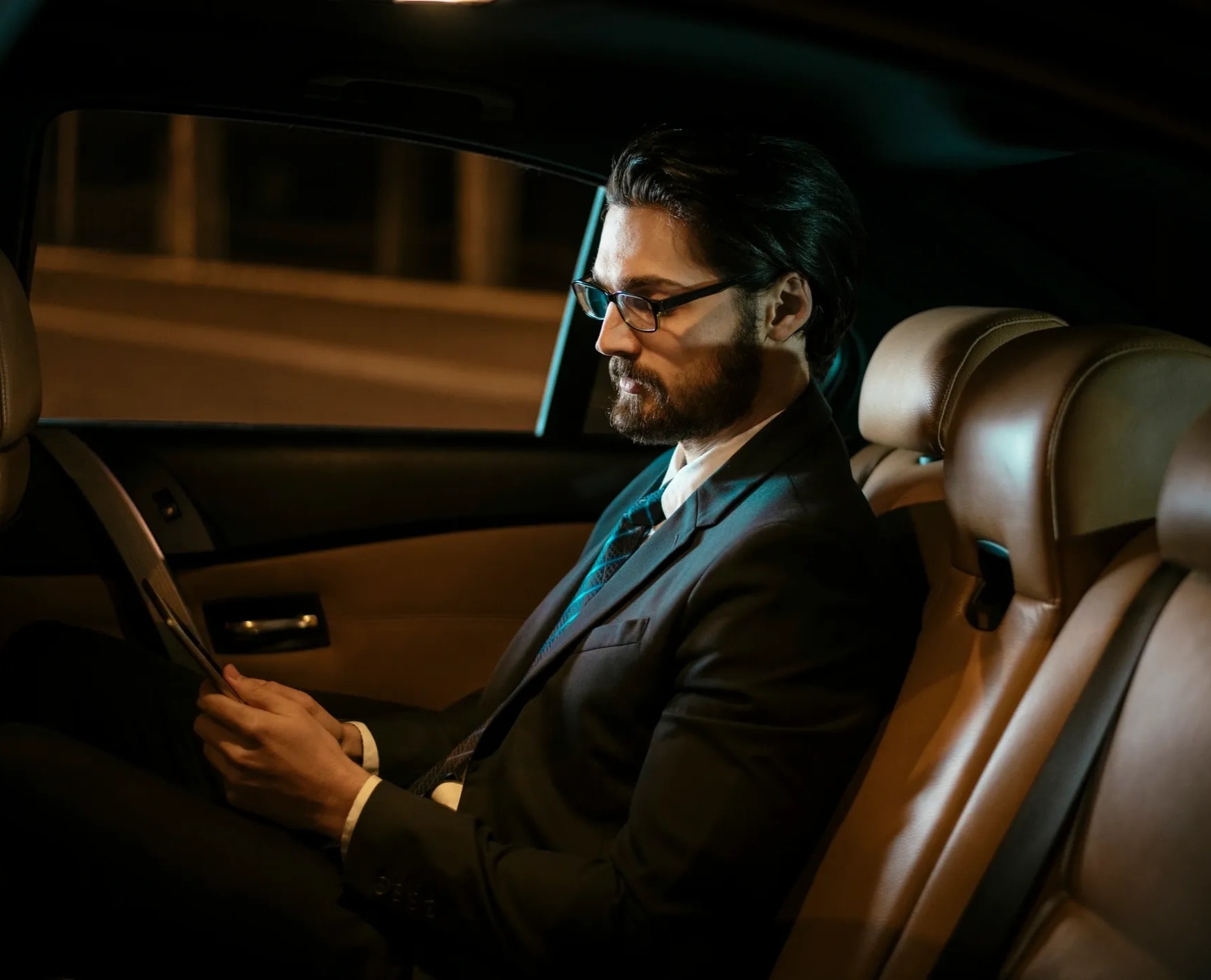 Executive van interior